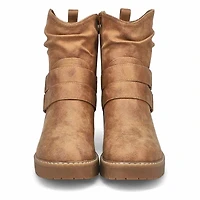 Women's  Nikki Block Heel Casual Boot - Fawn