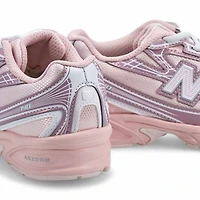 Girls'  740 Lace Up Sneaker - Light Pink