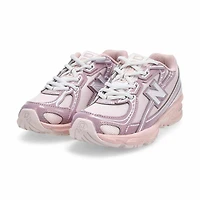 Girls'  740 Lace Up Sneaker - Light Pink