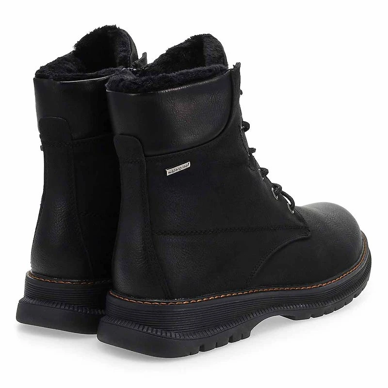 Men's Packard 01 Vegan Waterproof Combat Boot - Bl