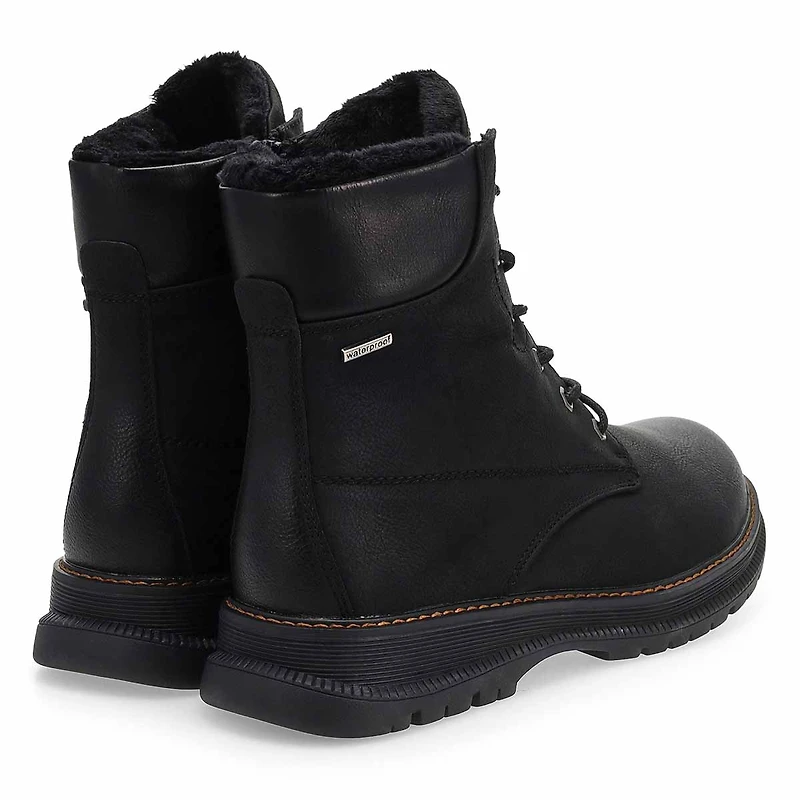 Men's Packard 01 Vegan Waterproof Combat Boot - Bl