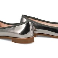Women's Paislee-M Leather Ballerina Flat