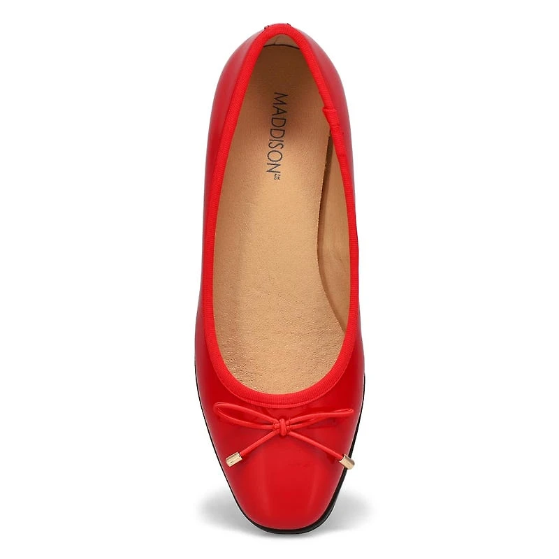 Women's Paislee-M Leather Ballerina Flat - Gold