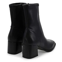 Women's  Pammy Heeled Ankle Boot - Black