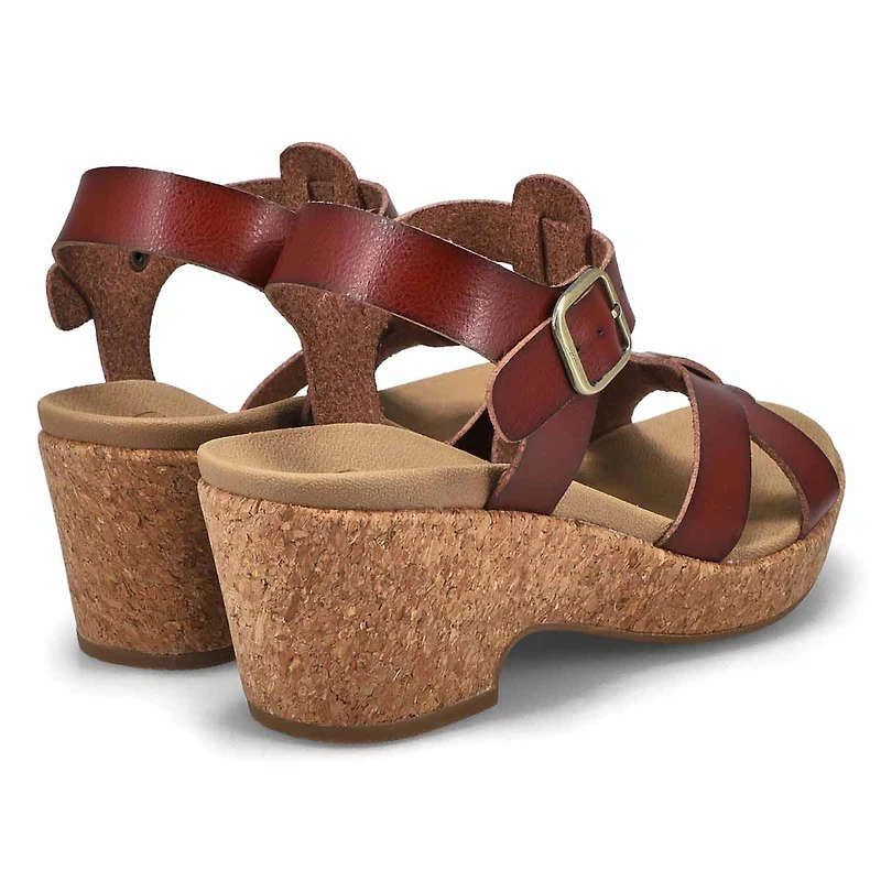 Women's Paola Wedge Sandal - Antique Chestnut