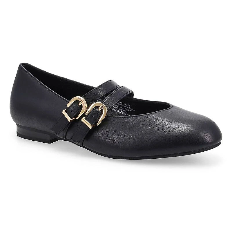 Women's Paxton Leather Mary Jane Shoe - Black