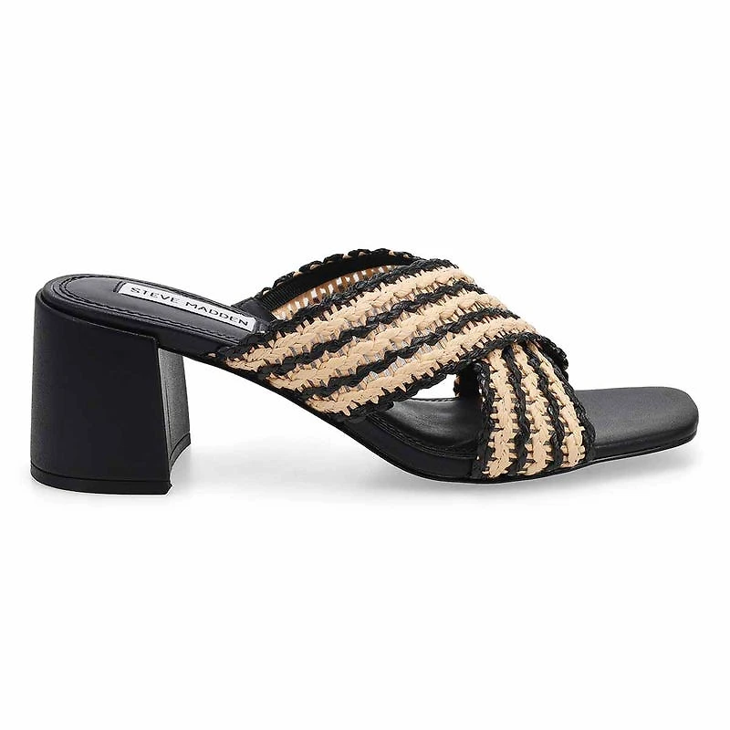 Women's Perfect Dress Sandal - Black/Natural Raffi