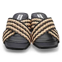 Women's Perfect Dress Sandal - Black/Natural Raffi