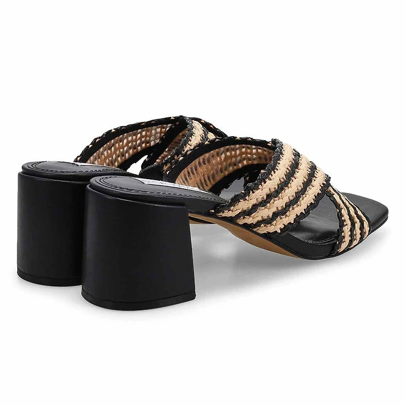 Women's Perfect Dress Sandal - Black/Natural Raffi