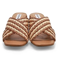 Sandale habille PERFECT, noir/raphia naturel, fem