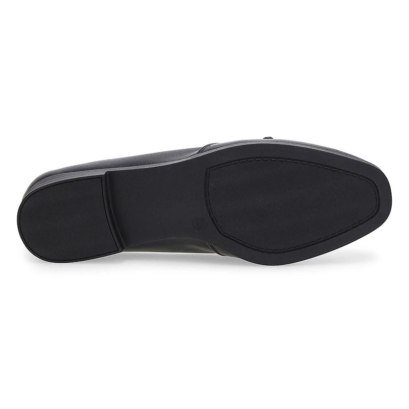 Chaussure plate en cuir  enfiler Peyton Bow pour