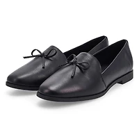 Chaussure plate en cuir  enfiler Peyton Bow pour