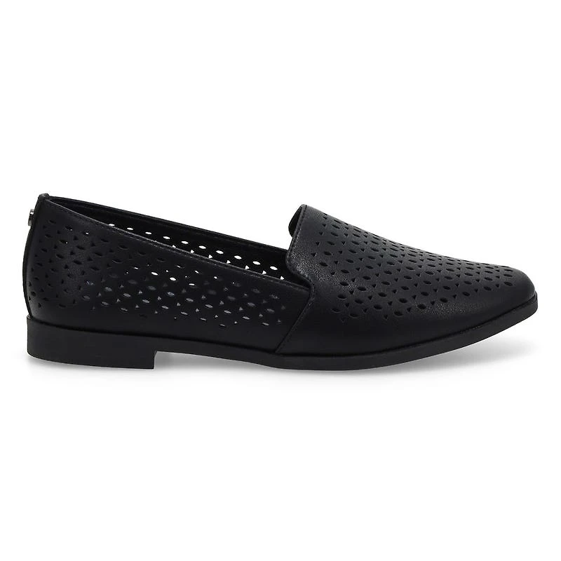 Women's Peyton Perforated Leather Slip On Flat