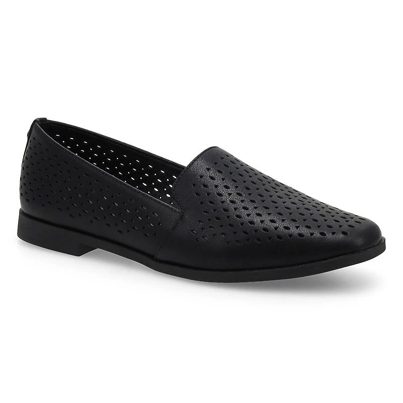 Women's Peyton Perforated Leather Slip On Flat