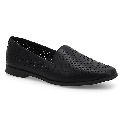 Women's Peyton Perforated Leather Slip On Flat