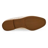 Flâneur en cuir PEYTON PERFORATED, noir, femmes