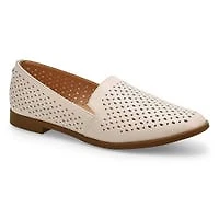 Flâneur en cuir PEYTON PERFORATED, noir, femmes
