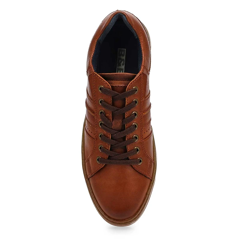 Men's Philos Casual Leather Oxford- Berlin Red/Bro