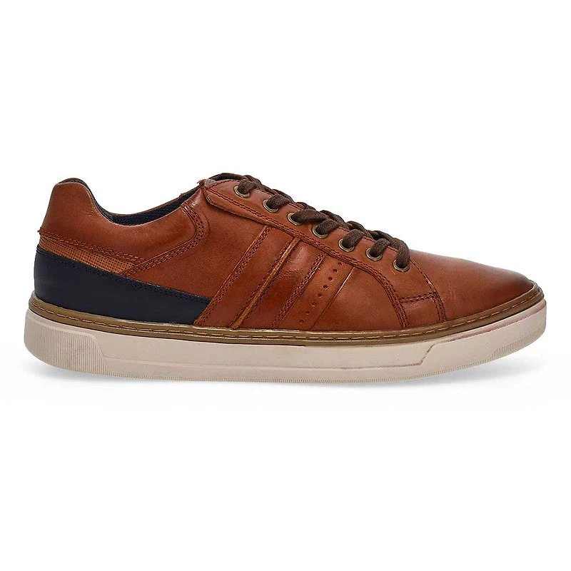 Men's Philos Casual Leather Oxford- Berlin Red/Bro