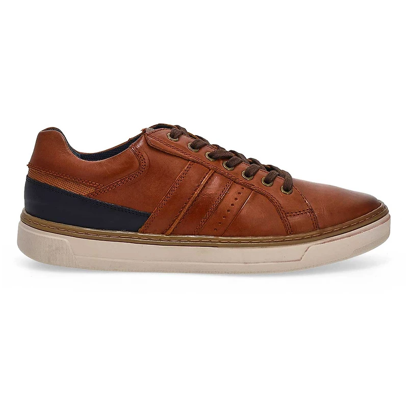 Men's Philos Casual Leather Oxford- Berlin Red/Bro