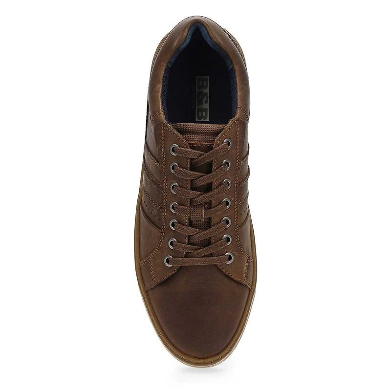 Men's Philos Casual Leather Oxford- Berlin Red/Bro