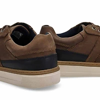 Men's Philos Casual Leather Oxford- Berlin Red/Bro