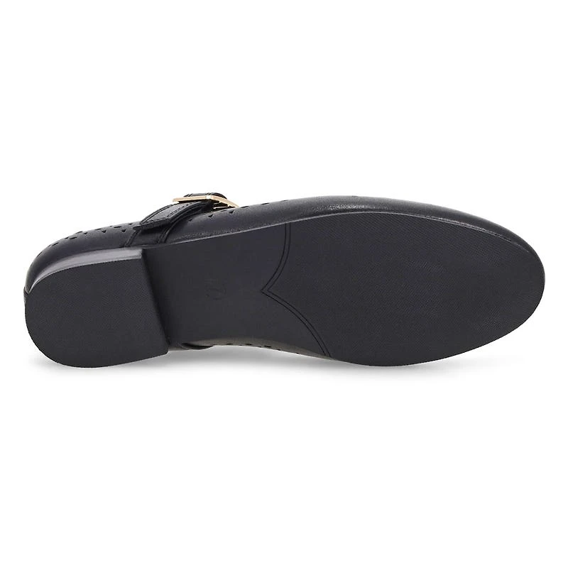 Women's  Piper Leather Mary Jane Shoe - Black