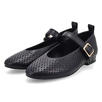 Women's  Piper Leather Mary Jane Shoe - Black