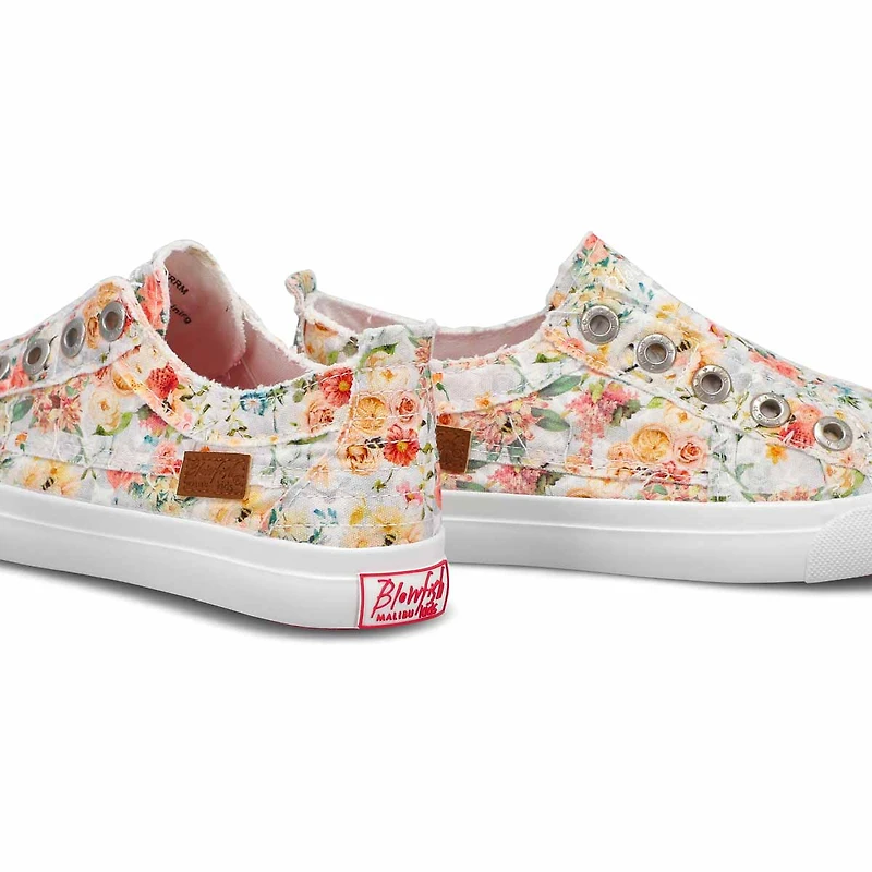 Espadrille PLAY, chat rose, filles