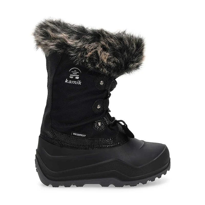 Girls' Powdery 3 Waterproof Winter Boot - Black