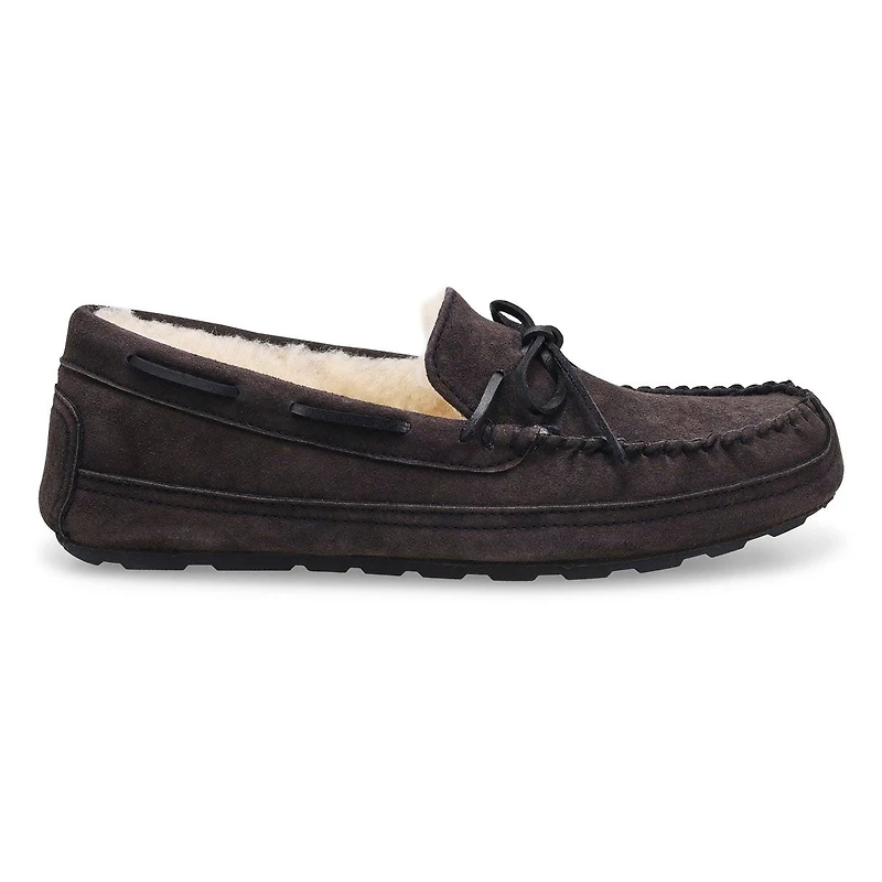 Men's Preston II memory foam SoftMocs Charcoal.