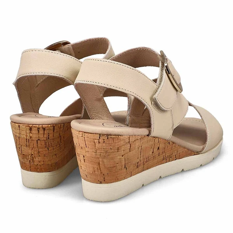 Women's Princess 01 Leather Wedge Sandal