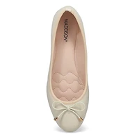 Women's Priscilla Leather Ballerina Flat