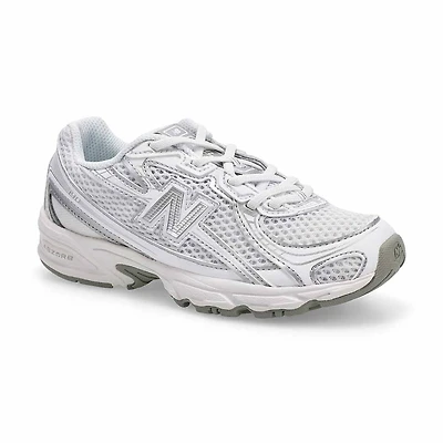 Baskets  lacets 740, rose ple, filles