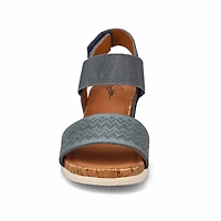 Women's Queen 01 Leather Wedge Sandal