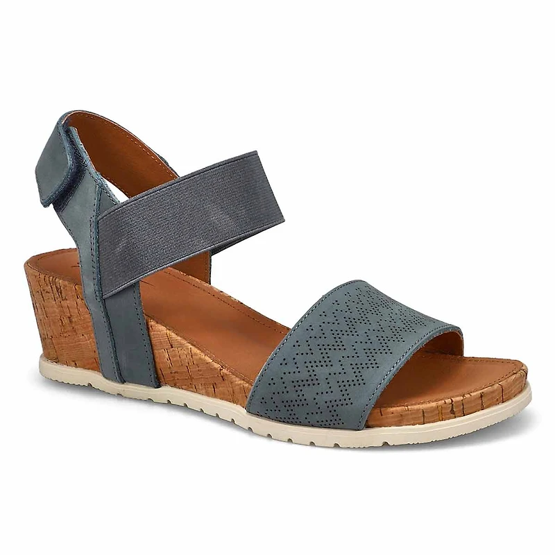 Women's Queen 01 Leather Wedge Sandal