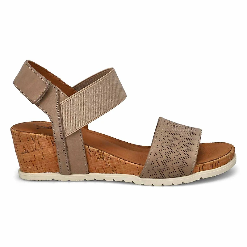 Women's Queen 01 Leather Wedge Sandal