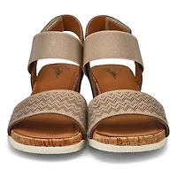 Women's Queen 01 Leather Wedge Sandal