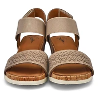 Women's Queen 01 Leather Wedge Sandal