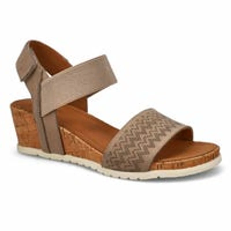 Women's Queen 01 Leather Wedge Sandal
