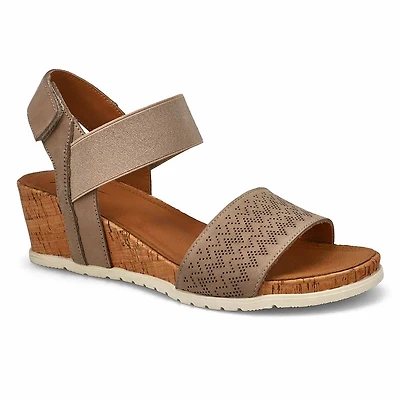 Women's Queen 01 Leather Wedge Sandal