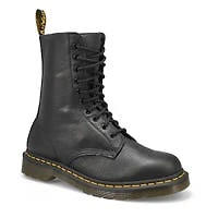 Bottes dcontractes  10 oeillets, noires, femmes