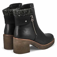 Botte impermable vgane RAIN 01, noir, femmes