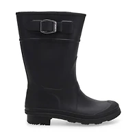 Boys' Raindrops Waterproof Rain Boot - Black