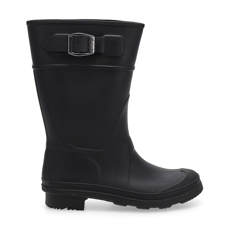 Boys' Raindrops Waterproof Rain Boot - Black