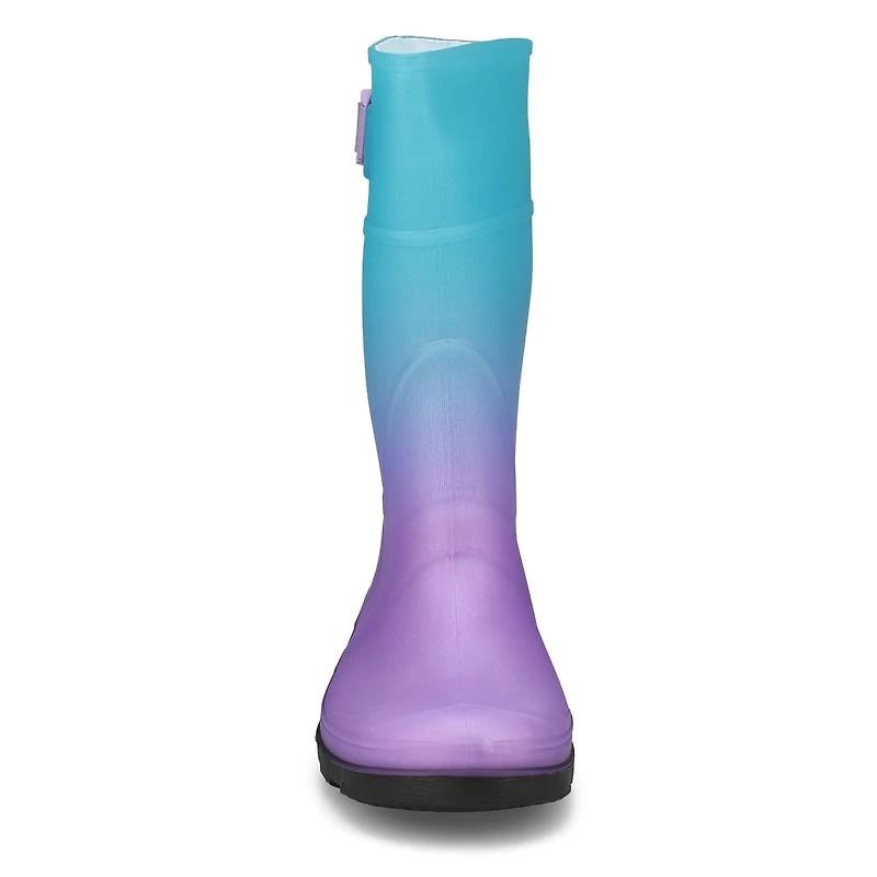 Boys' Raindrops Waterproof Rain Boot - Black