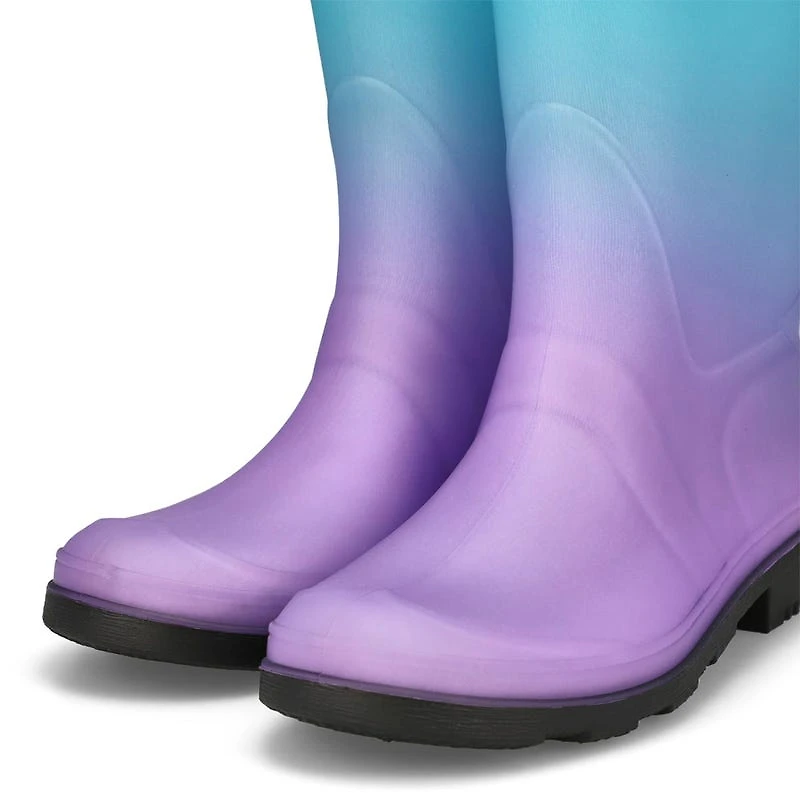 Boys' Raindrops Waterproof Rain Boot - Black