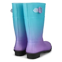 Boys' Raindrops Waterproof Rain Boot - Black