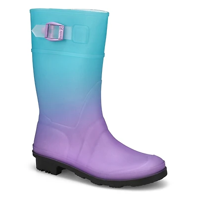 Boys' Raindrops Waterproof Rain Boot - Black