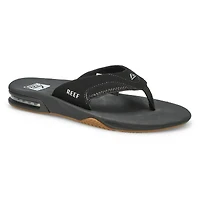 Tongs FANNING, noir/argent, hommes